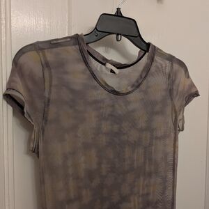 Sheer mesh dress daisy floral forest fairy grunge 90s Y2K stretch midi maxi